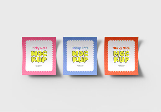 Sticky Note Mockup Template