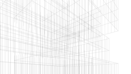 Abstract architectural background vector illustration