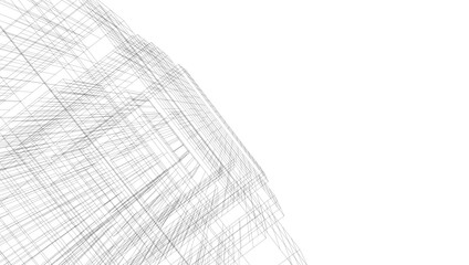 Abstract architectural background vector illustration