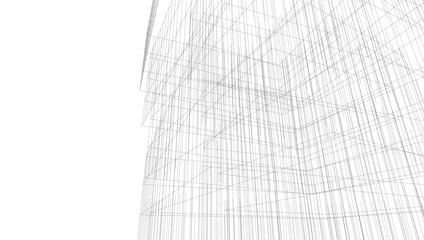 Abstract architectural background vector illustration