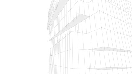 Abstract architectural background vector illustration