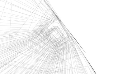 Abstract architectural background vector illustration