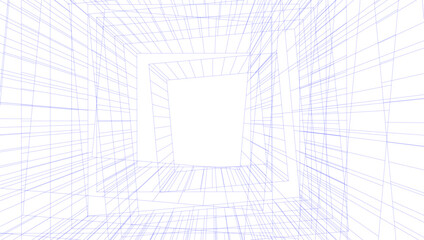 Abstract architectural background vector illustration