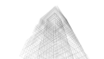 Abstract architectural background vector illustration