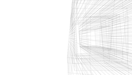 Abstract architectural background vector illustration