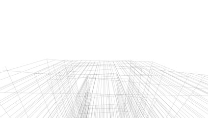 Abstract architectural background vector illustration