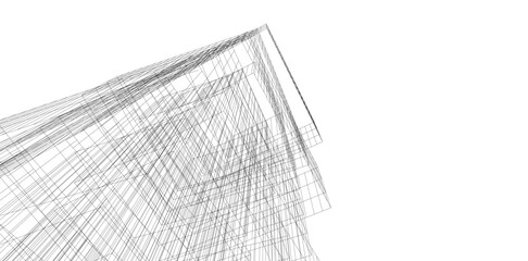 Abstract architectural background vector illustration