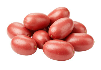 Isolated Pile of Red Potatoes Ready to Cook for Healthy Meal Preparation, Snack, or Side Dish