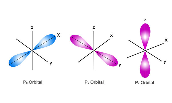 shape and orientation of p orbital