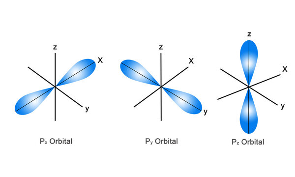 shape and orientation of p orbital