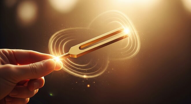 Resonant Energy &ndash; Vibrating Tuning Fork in Motion