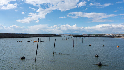 Peaceful View inside Futtsu Harbor, Tokyo Bay