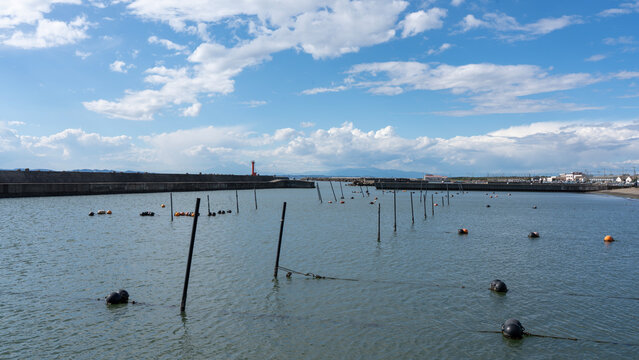 Peaceful View inside Futtsu Harbor, Tokyo Bay