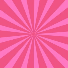 Pink concentrated lines background illustration