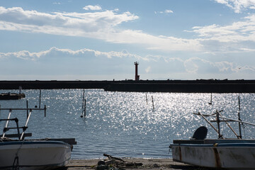 Peaceful View inside Futtsu Harbor, Tokyo Bay