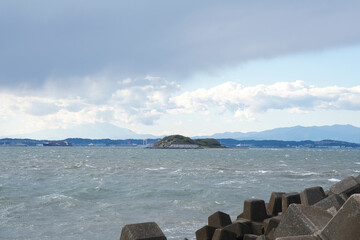 Historic Daiichi Kaiho Sea Fort in Tokyo Bay