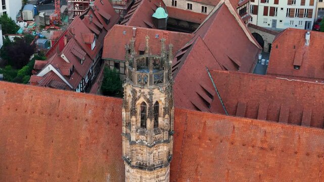 Erfurt, Germany- Medieval City Centre Flyover
