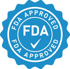 Fda approved seal for product regulation and safety compliance mark