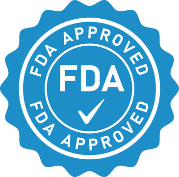 Fda approved seal for product regulation and safety compliance mark