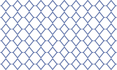Fototapeta premium Blue and white plaid fabric texture, diamond repeat pattern, replete image, design for fabric printing, rhombus grid net
