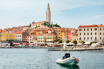 Fototapeta premium Skyline von Rovinj / Kroatien