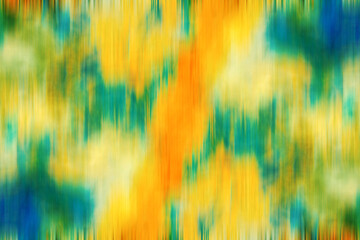 Vertical Streak Blur Gradient Background with Tropical Lagoon Sunset