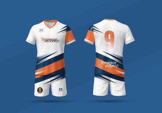 Modern Sports Jersey And Pant Layout Vector File