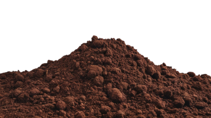 Rich brown fertile soil ready for planting, perfect for gardening and agriculture uses