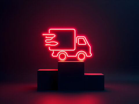 Free Shipping Neon Truck