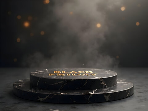 Marble Podium Gold Foil Type