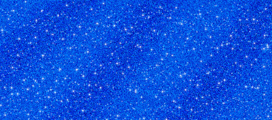 Blue Glitter Sparkle Background. Texture appears festive, shiny, and luxurious. perfect for use in designs related to celebrations, parties, glamour, or holiday themes. 
