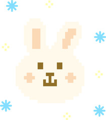 Pixel Art Rabbit
