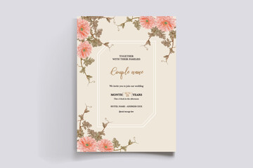 Save the date wedding invitation templates