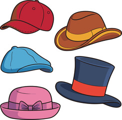 set of hats