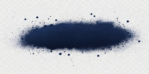Black ink splatter and grunge paint texture on paper create a dirty art design illustration and vector pattern