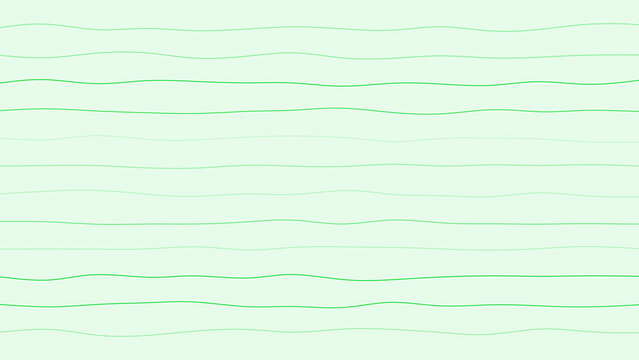 Calming green waves create a soothing, minimalist background with fresh and natural vibes