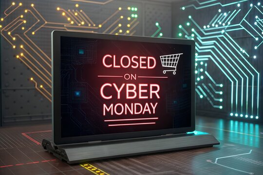 Cyber Monday Closed Sign Deals - Powered by Adobe