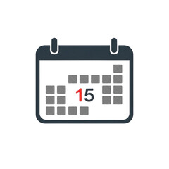 Calendar icon displaying the 15th day of the month.