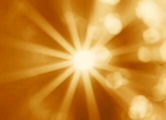 shiny sun rays burst, sunbeams, sunrays, sunshine sunburst design. Yellow warm light effect, sunny beams, yellow orange red golden sunshine isolated on black background. star dust sun light shine