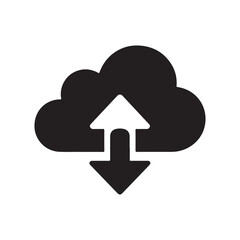 Cloud Synchronization Online Backup Icon