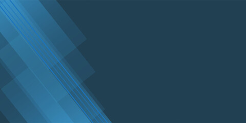 Fototapeta premium Abstract dark blue background with modern corporate business design