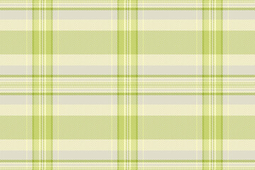 Rural background plaid tartan, no people seamless fabric check. Old-fashioned texture textile pattern vector in light and lime colors.