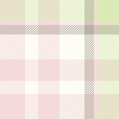 Soft plaid pattern in pastel hues. A modern, textile design with a checkered aesthetic perfect for backgrounds and apparel. Delicate and versatile.