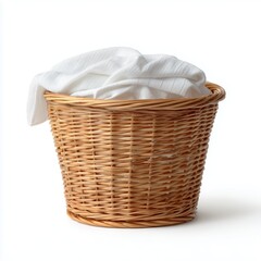 Wicker Laundry Basket with Cloth