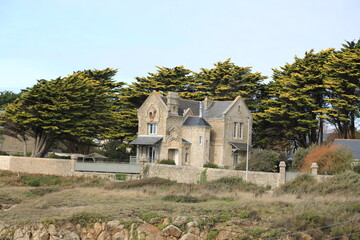 Obraz premium le croisic, coast sauvage, bretagne, france