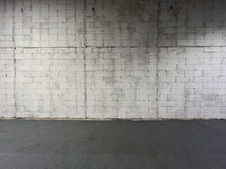 Empty concrete room. Interior