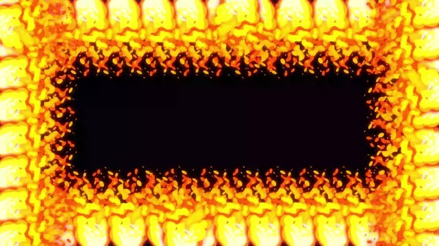 Cartoon Fire 2D Comic Manga Style Animation stock video, 2D Anime, Manga, Flash FX, 2D cartoon smoke burst, Easy to use, Just drop the clip straight into your Project, ideal for game developer