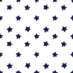 seamless pattern with blue flowers 