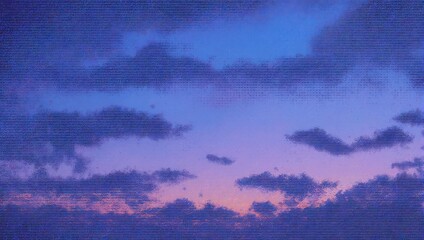 Dramatic Dusk Sky with Clouds and Soft Light.