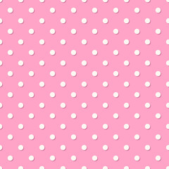 Seamless pattern with dots design for fabric, wallpaper, clothing and all types of print textile and background	